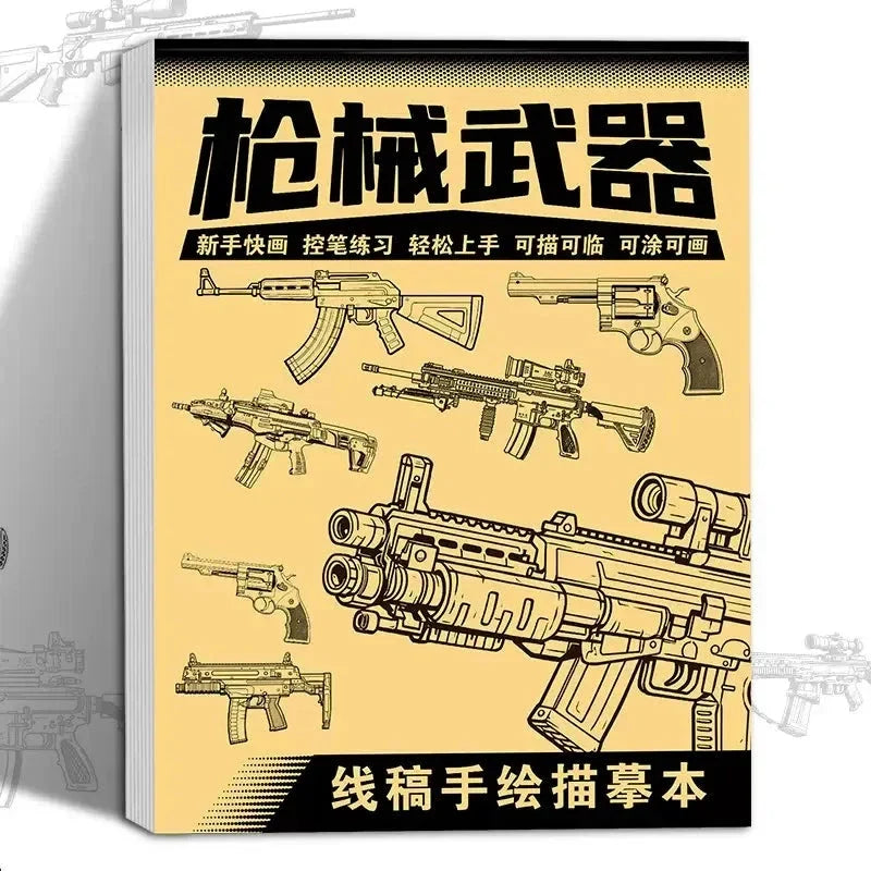 Anime Character Line Art Drawing Book - 48 Pages for Tracing & Painting Practice