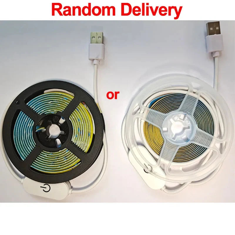 LED COB USB Strip Light – Touch Dimmer Indoor Lighting