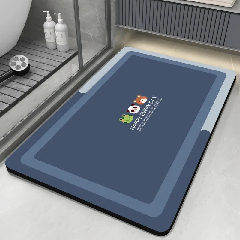 Diatomaceous Earth Bath Mat – Quick-Dry Non-Slip Absorbent Rug