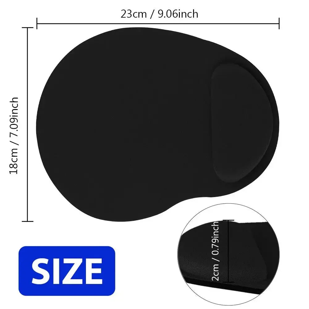 Ergonomic Wrist Rest Mouse Pad - Comfortable Support & Non-Slip Design