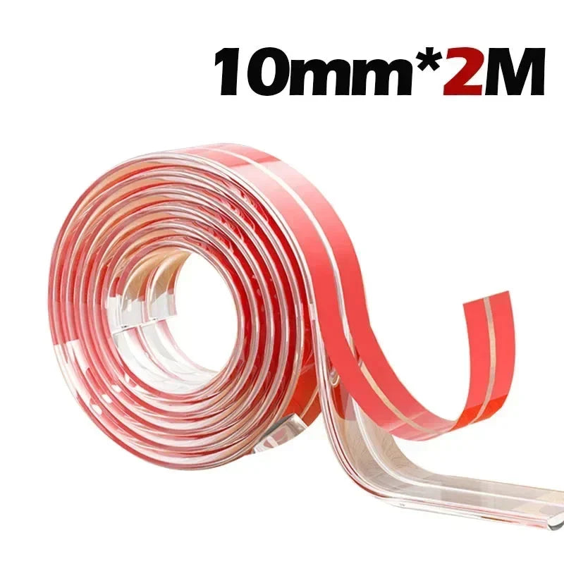 Transparent Baby Safety Strip with Double-Sided Tape for Furniture