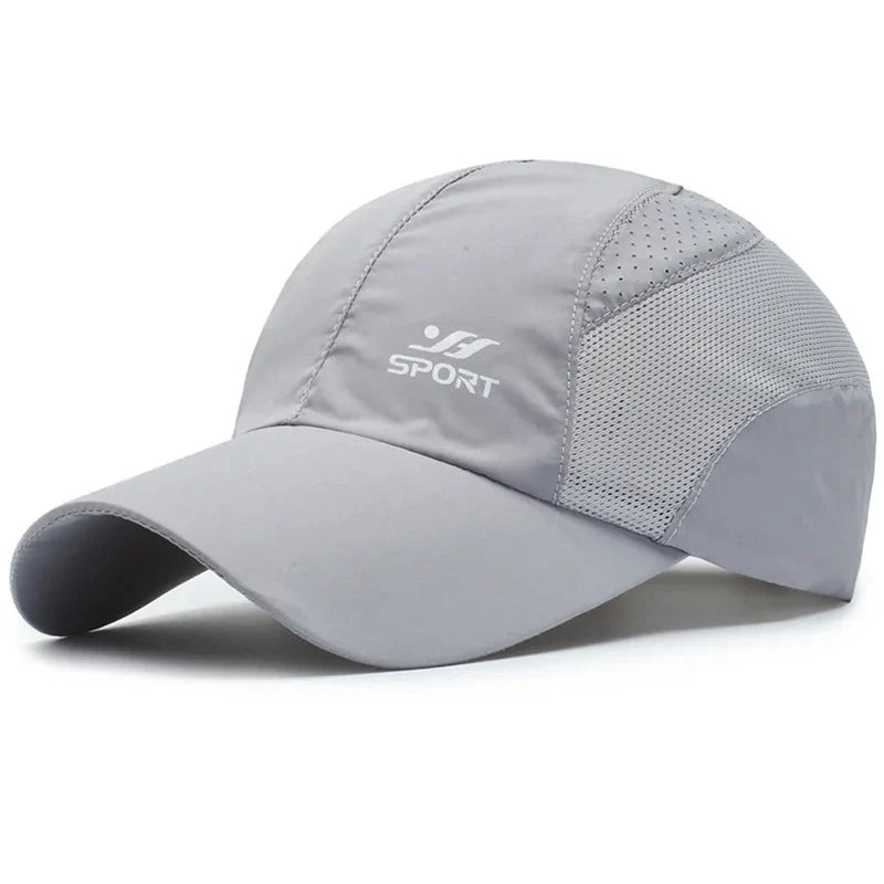 UV Protection Baseball Cap – Quick-Drying, Breathable Strapback for Hiking & Fishing