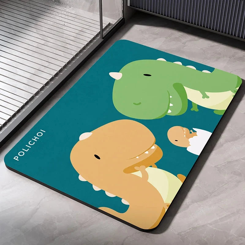 Diatomaceous Earth Bath Mat – Quick-Dry Non-Slip Absorbent Rug