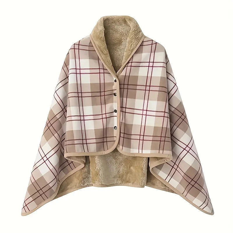 Wearable Blanket Shawl – Flannel Lazy Office Wrap