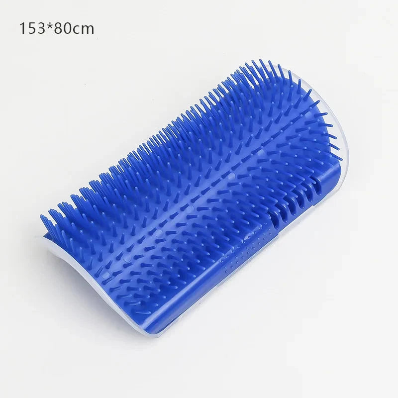 Cat Massage Brush & Hair Remover – Self-Grooming Wall Corner Comb for Cats | Detachable, Easy-Clean Pet Massage Tool