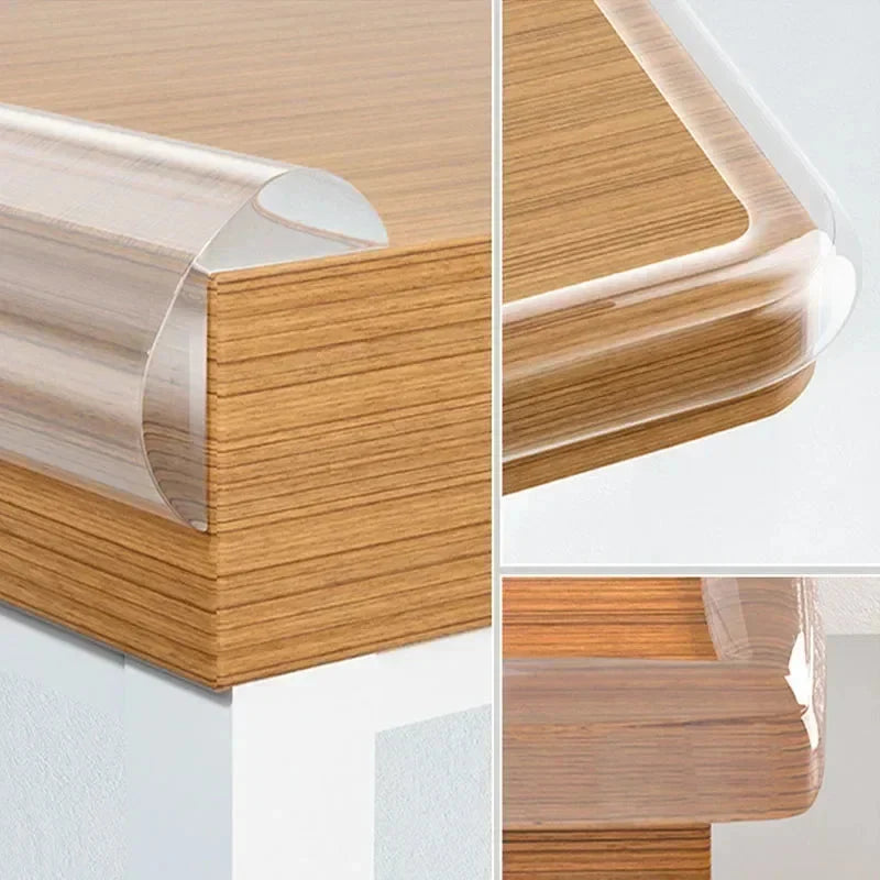 Transparent Baby Safety Strip with Double-Sided Tape for Furniture