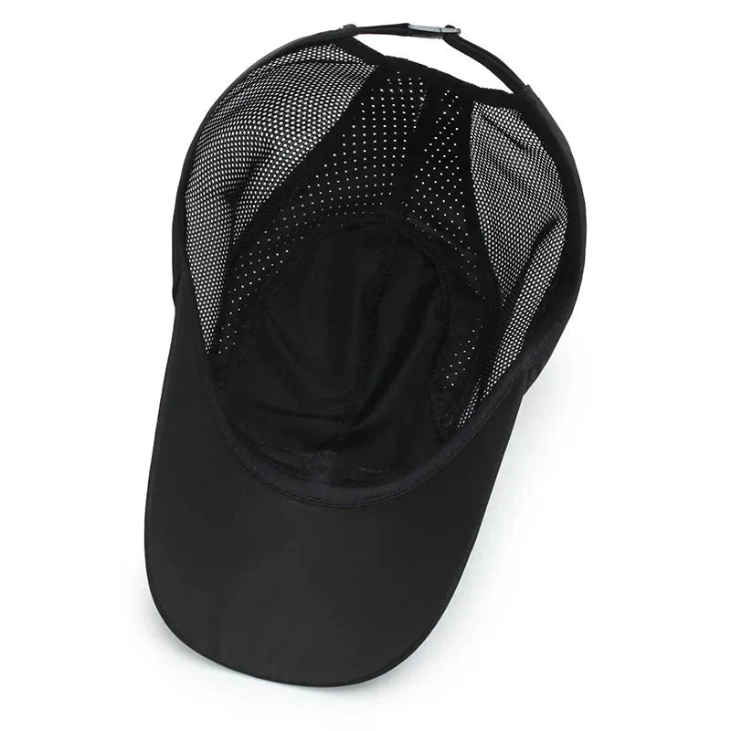 UV Protection Baseball Cap – Quick-Drying, Breathable Strapback for Hiking & Fishing