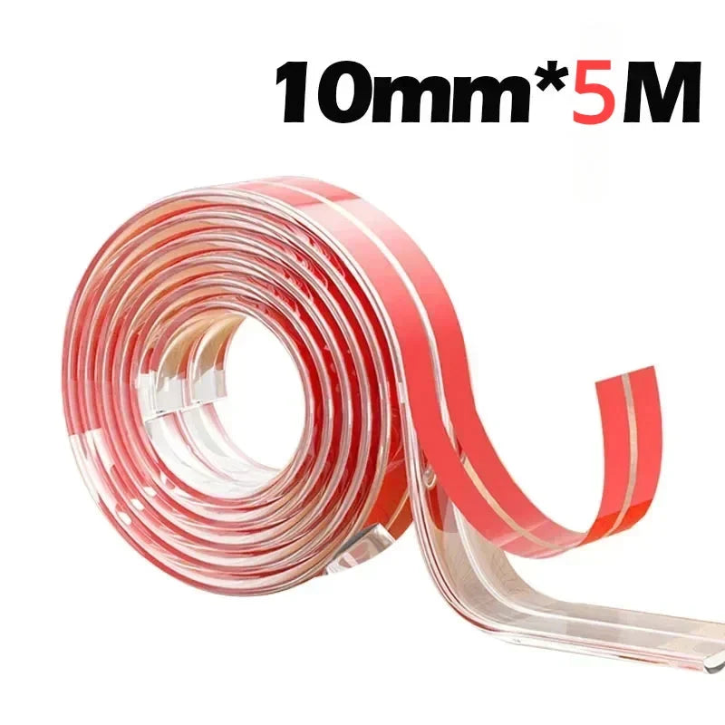 Transparent Baby Safety Strip with Double-Sided Tape for Furniture