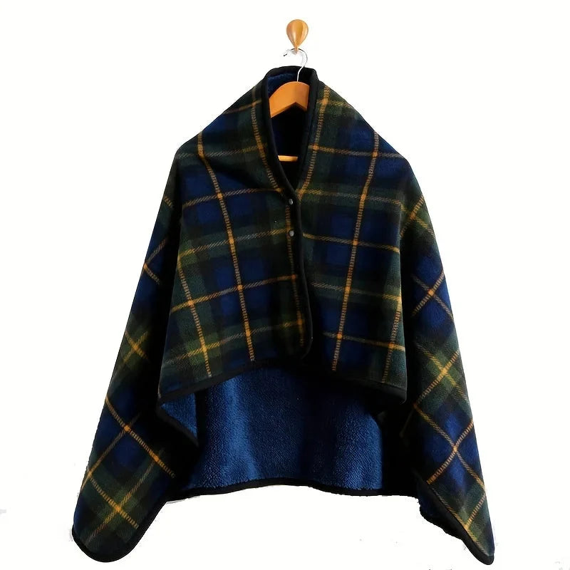 Wearable Blanket Shawl – Flannel Lazy Office Wrap