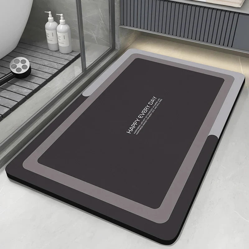 Diatomaceous Earth Bath Mat – Quick-Dry Non-Slip Absorbent Rug