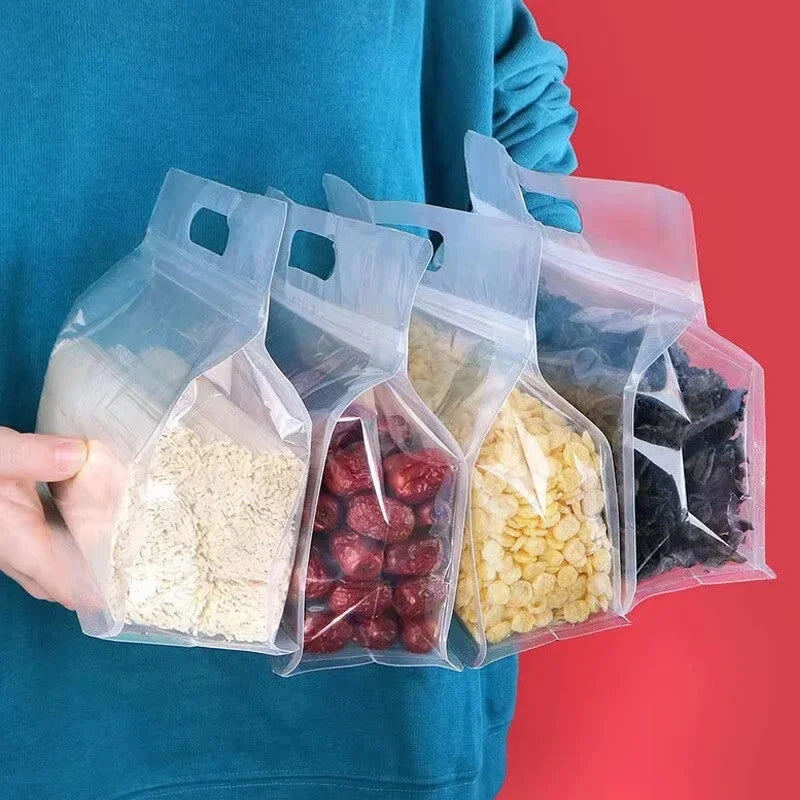 Reusable Leakproof Food Storage Bags – Eco Kitchen Organizer