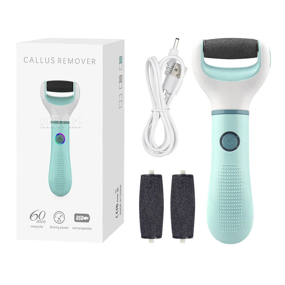 Electric Foot Grinder - Wireless Pedicure Tool for Dead Skin, Calluses, and Cracks