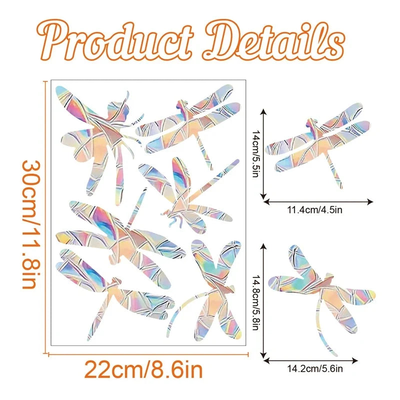 Rainbow Suncatcher Window Stickers – PVC Prism Decals
