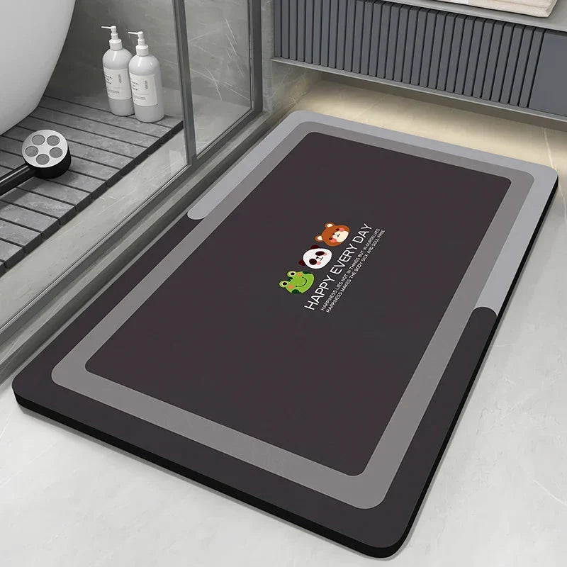 Diatomaceous Earth Bath Mat – Quick-Dry Non-Slip Absorbent Rug