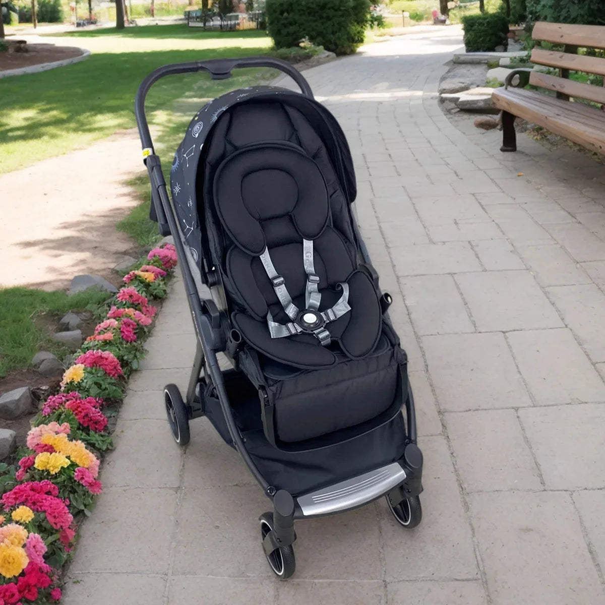 Universal Baby Stroller Seat Cushion & Infant Support Pillow