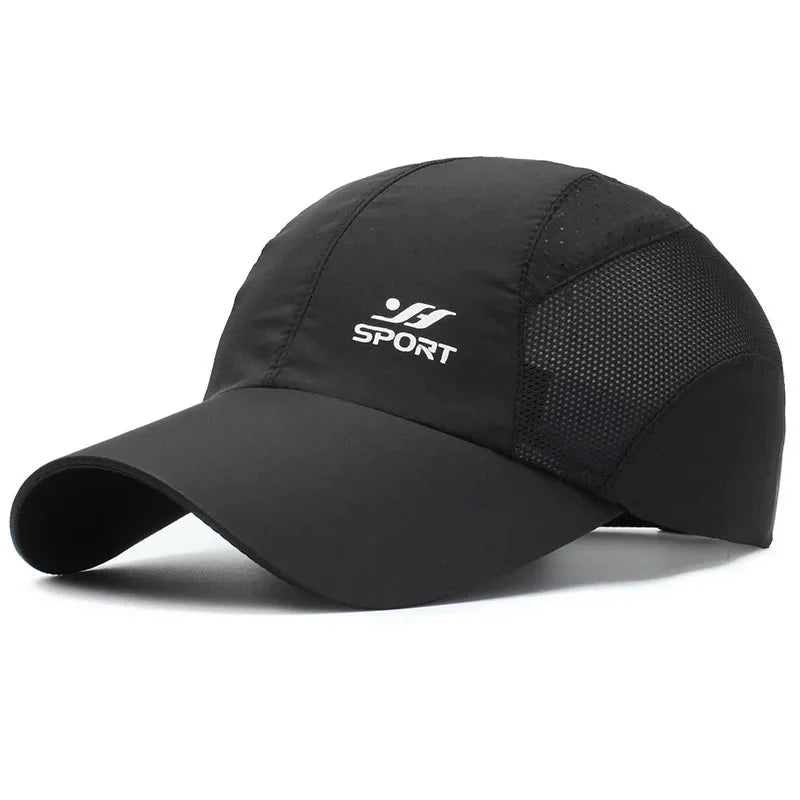 UV Protection Baseball Cap – Quick-Drying, Breathable Strapback for Hiking & Fishing