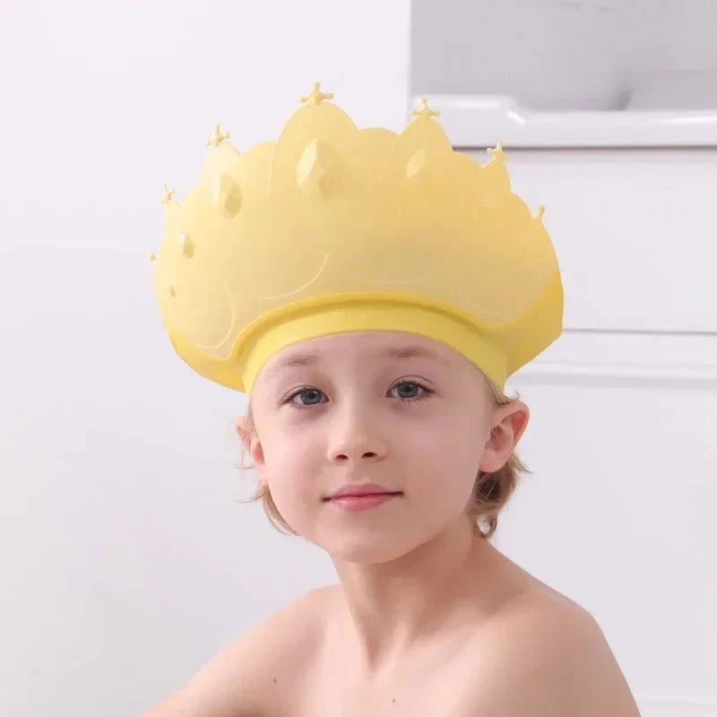 Adjustable Kids Shampoo Cap – Baby Bath Visor with Ear Protection
