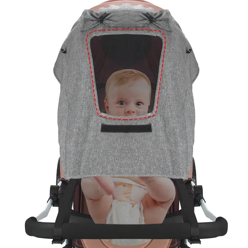 Universal Baby Stroller Sun Shade UV Protection Canopy Cover