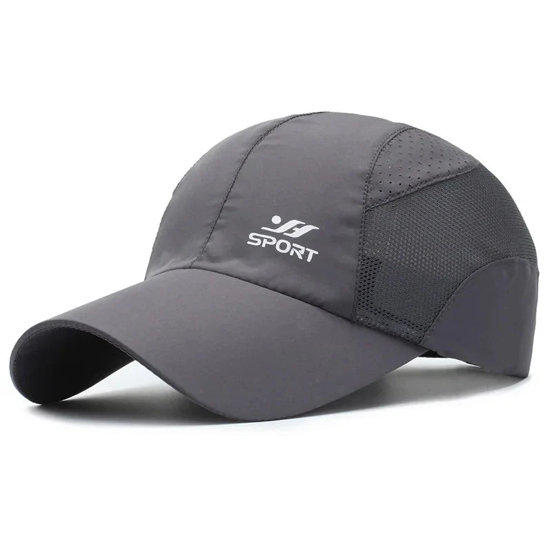 UV Protection Baseball Cap – Quick-Drying, Breathable Strapback for Hiking & Fishing
