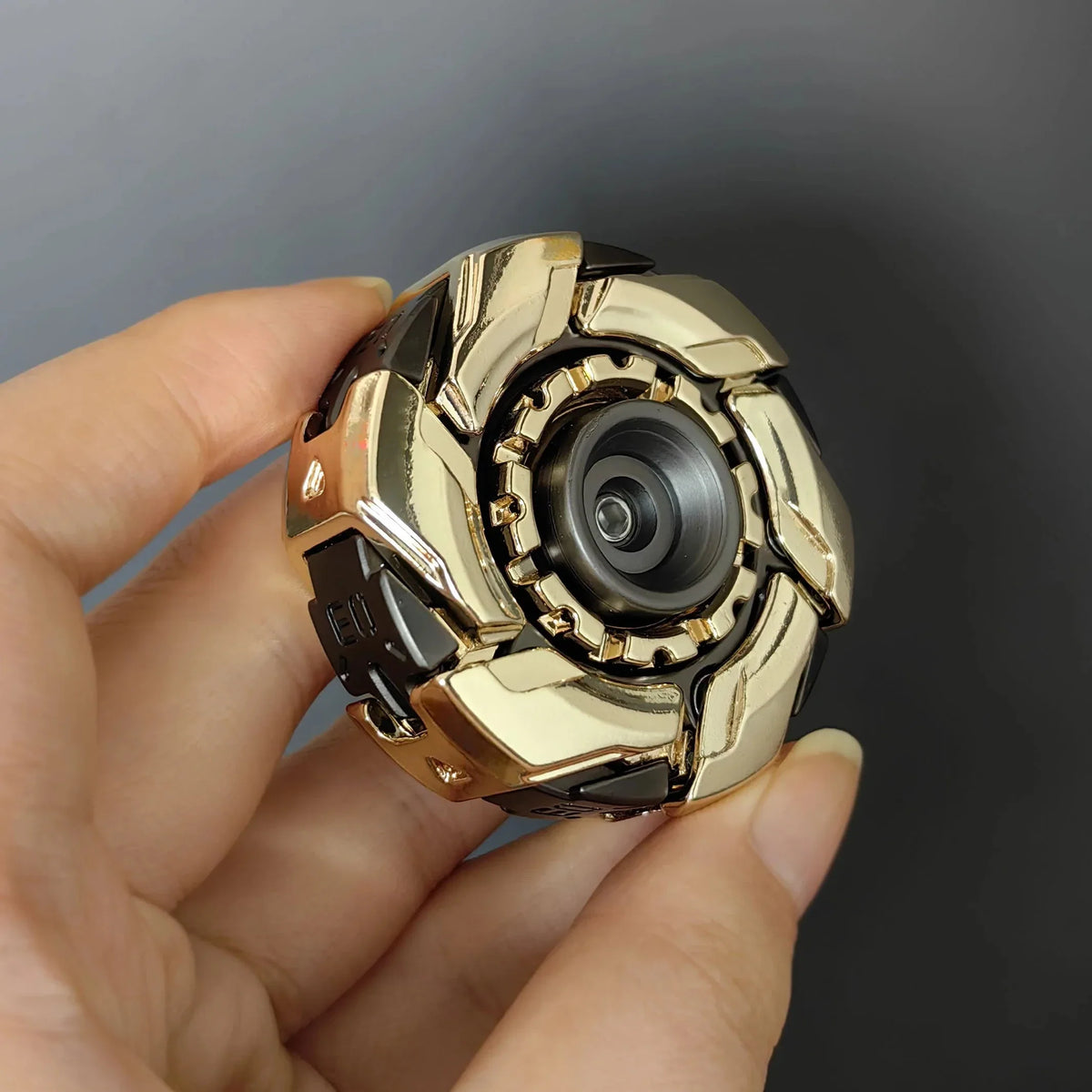 EDC Open Armor Metal Spinning Top – Magnetic Fidget Slider Toy for Adults | Stress Relief Spinner with Mecha Design & Smooth Rotation