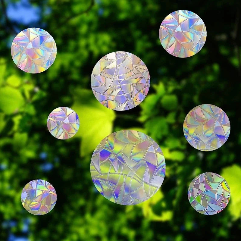 Rainbow Suncatcher Window Stickers – PVC Prism Decals