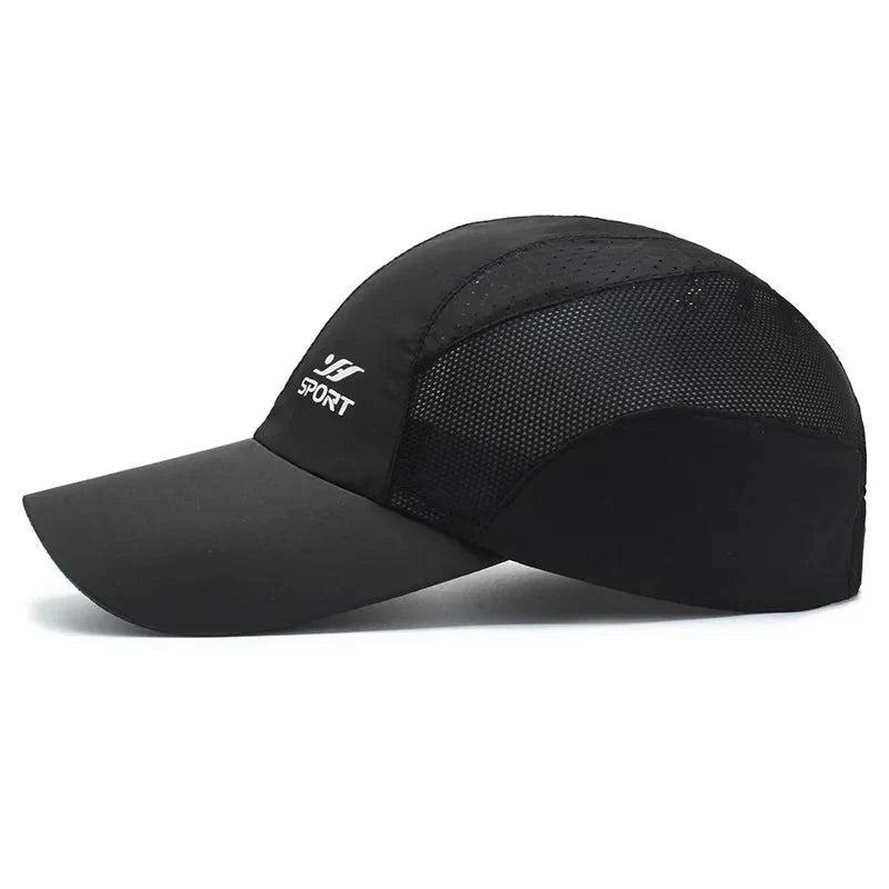 UV Protection Baseball Cap – Quick-Drying, Breathable Strapback for Hiking & Fishing