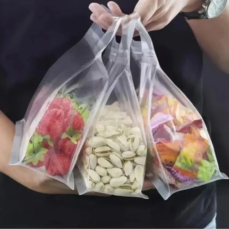 Reusable Leakproof Food Storage Bags – Eco Kitchen Organizer
