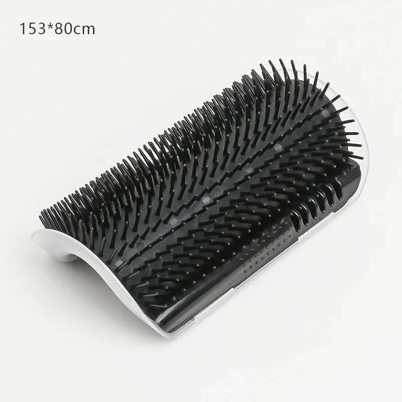 Cat Massage Brush & Hair Remover – Self-Grooming Wall Corner Comb for Cats | Detachable, Easy-Clean Pet Massage Tool