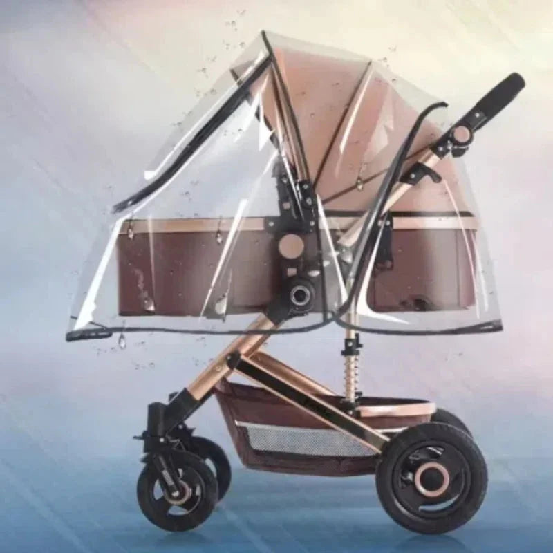 Universal Waterproof Rain Cover for Prams Transparent Dust Cover