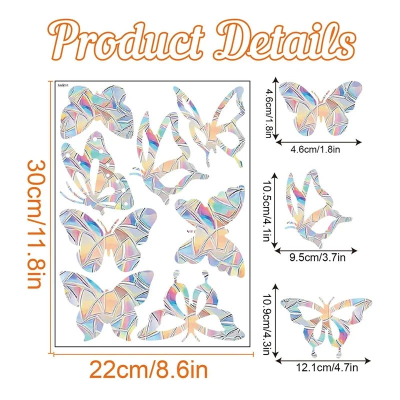 Rainbow Suncatcher Window Stickers – PVC Prism Decals