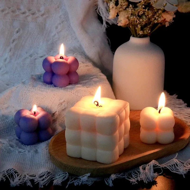 120Pcs Waxed Cotton Candle Wicks with Stand Original Smokeless Candle Wick for DIY Candle Silicone Mold Candle Making Supplies