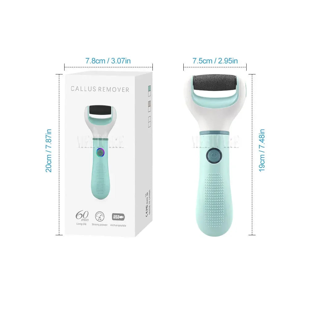 Electric Foot Grinder - Wireless Pedicure Tool for Dead Skin, Calluses, and Cracks