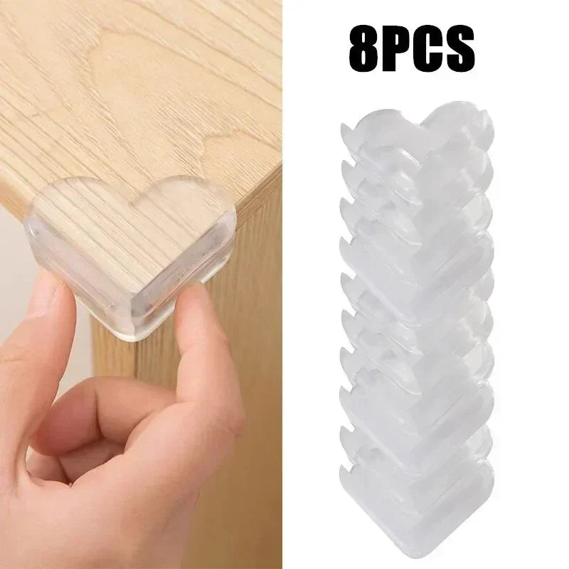 Transparent Baby Safety Strip with Double-Sided Tape for Furniture