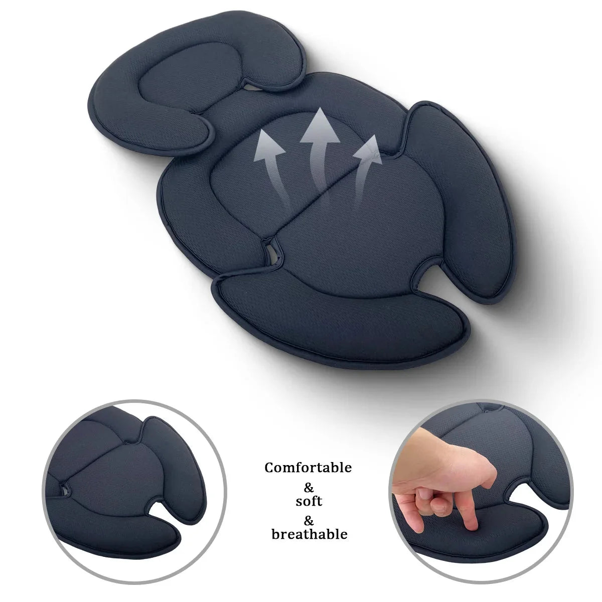 Universal Baby Stroller Seat Cushion & Infant Support Pillow