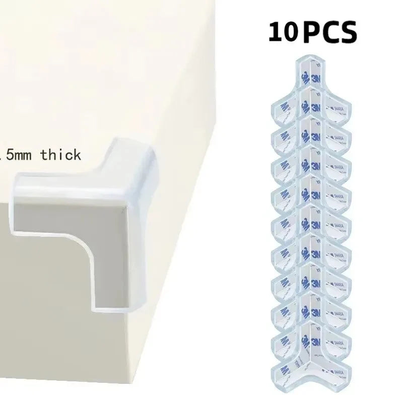 Transparent Baby Safety Strip with Double-Sided Tape for Furniture