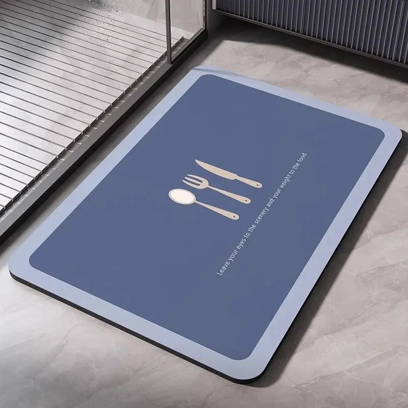 Diatomaceous Earth Bath Mat – Quick-Dry Non-Slip Absorbent Rug