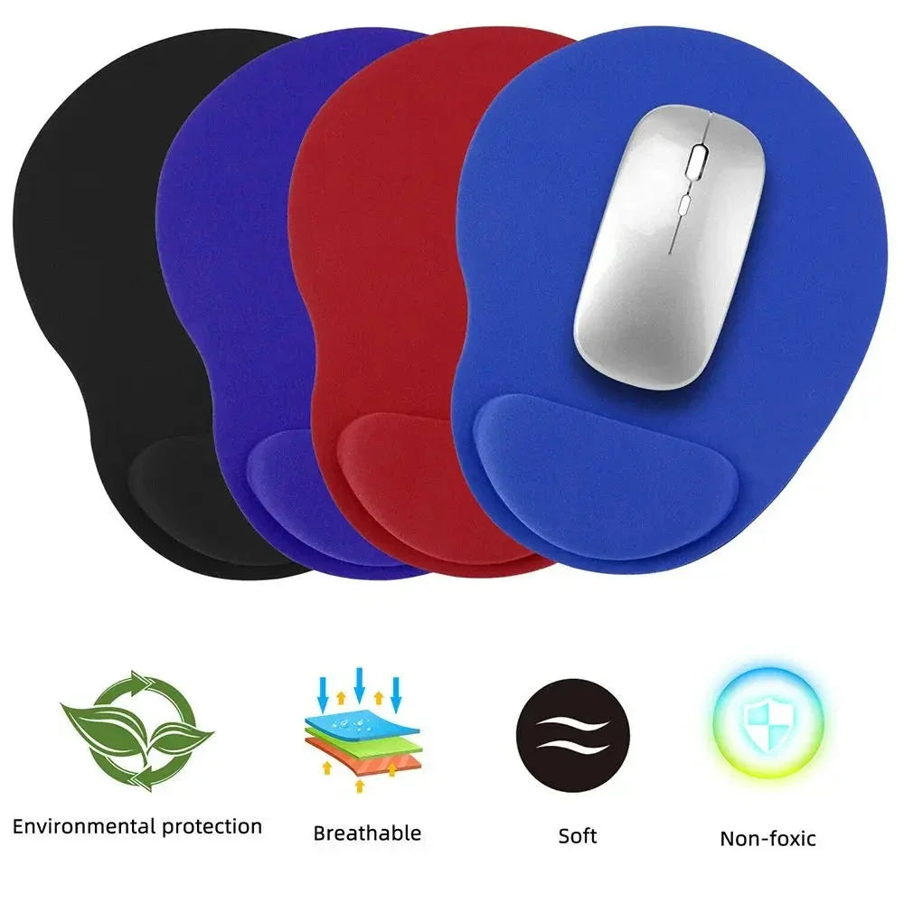 Ergonomic Wrist Rest Mouse Pad - Comfortable Support & Non-Slip Design