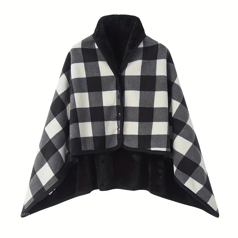 Wearable Blanket Shawl – Flannel Lazy Office Wrap