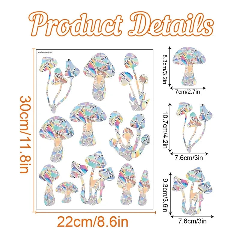 Rainbow Suncatcher Window Stickers – PVC Prism Decals
