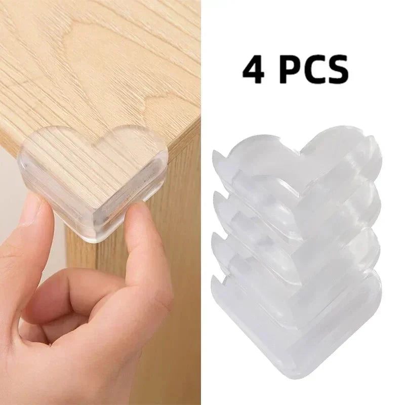 Transparent Baby Safety Strip with Double-Sided Tape for Furniture