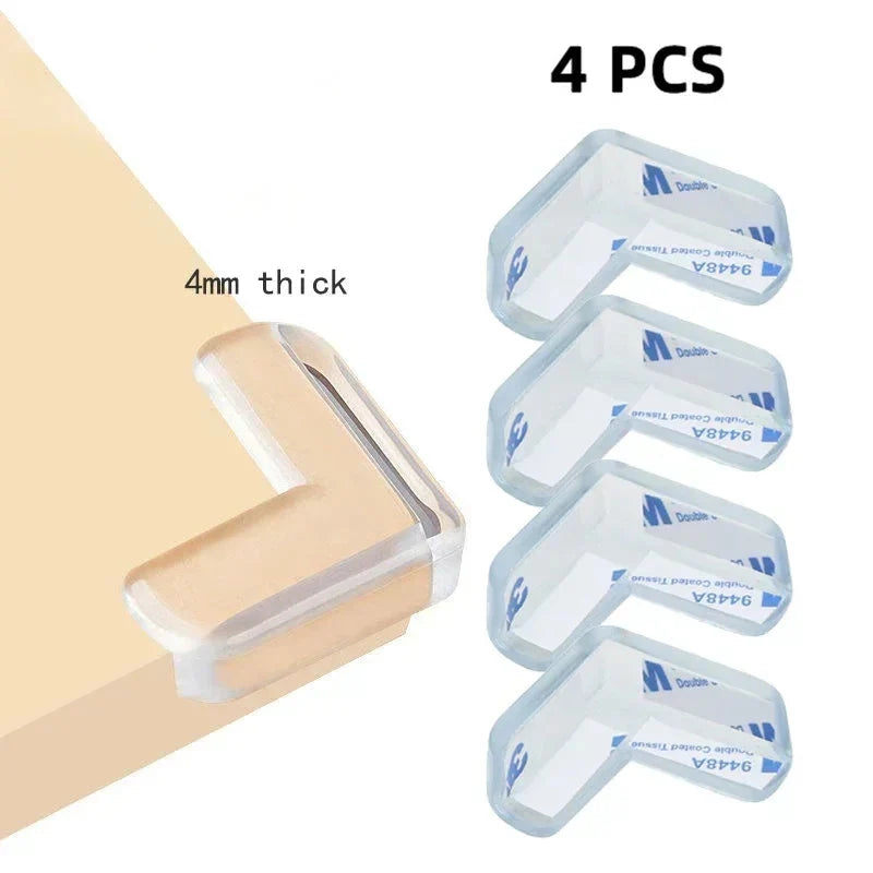 Transparent Baby Safety Strip with Double-Sided Tape for Furniture