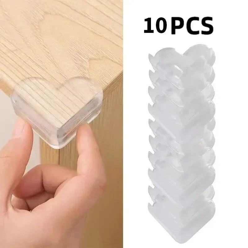 Transparent Baby Safety Strip with Double-Sided Tape for Furniture