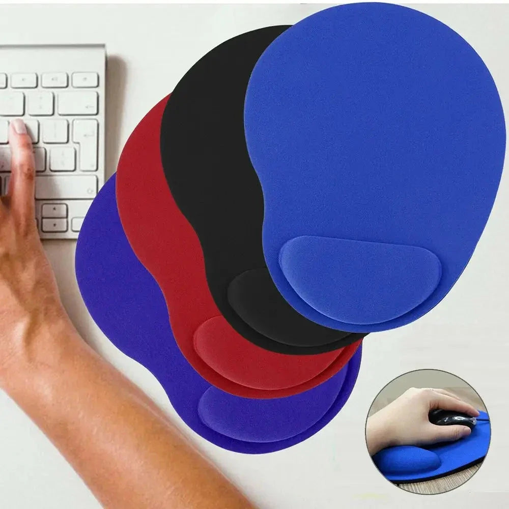 Ergonomic Wrist Rest Mouse Pad - Comfortable Support & Non-Slip Design