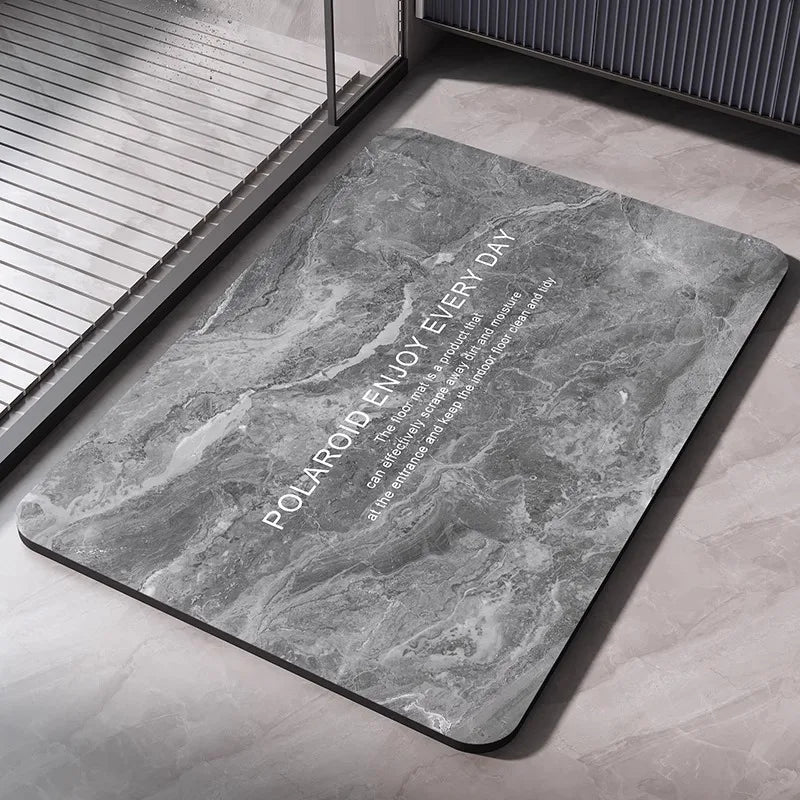 Diatomaceous Earth Bath Mat – Quick-Dry Non-Slip Absorbent Rug