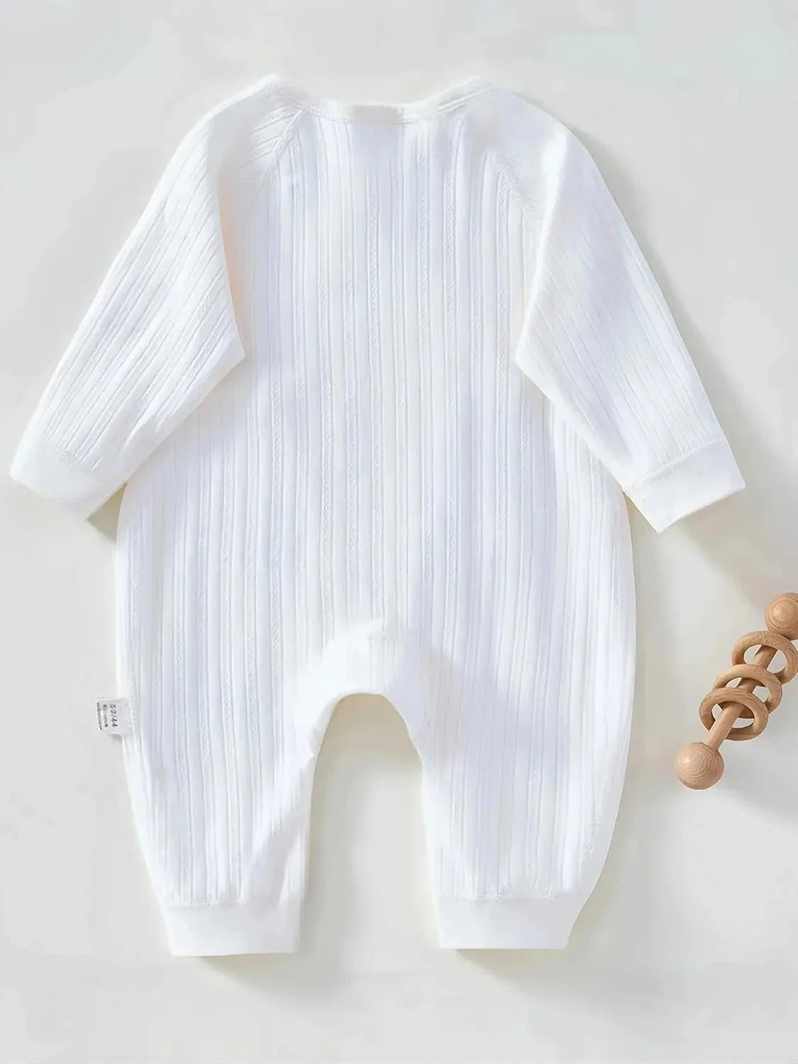 Baby Winter Bodysuit (0–6M) – Thick Cotton Animal Print Onesie for Boys & Girls