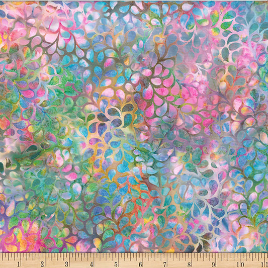 Taffy Bali Batik Droplets Cotton 44"/45" Fabric Per Yard