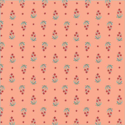 Tapestry Posy Petal Cotton 43/44 Fabric Per Yard