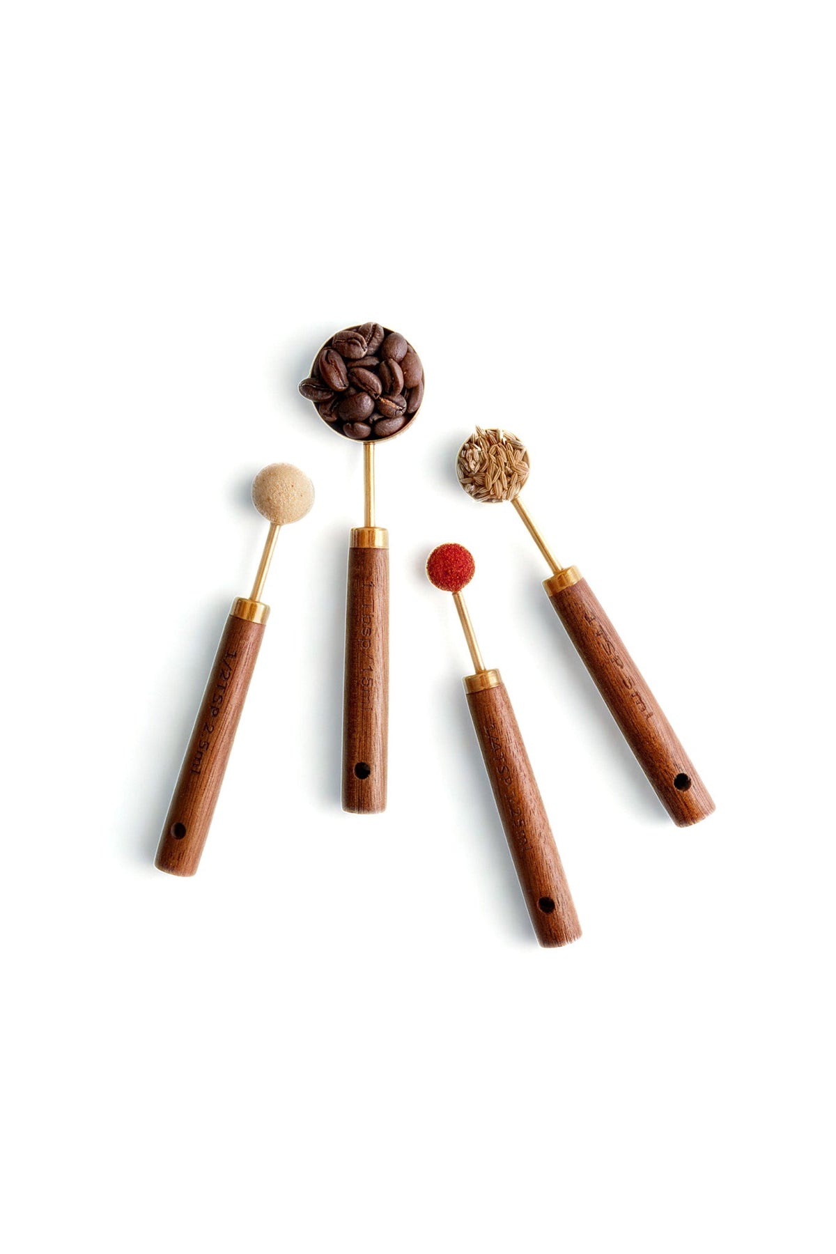 Rustic Wooden Measuring Spoon Set