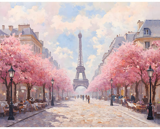 Bonjour Belle Cotton Candy A Hoffman Spectrum Digital Print (26.5” x 43") Panel