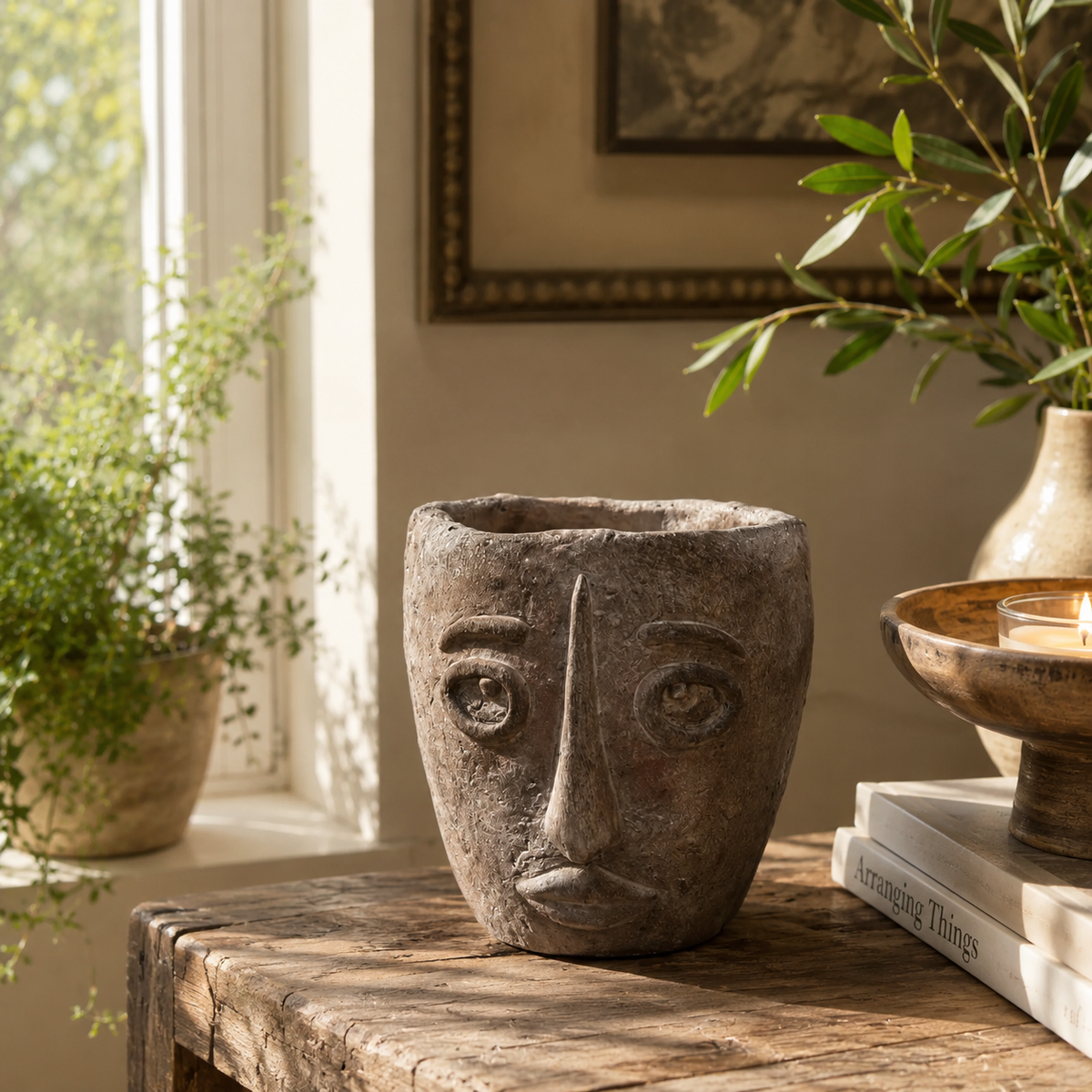 Picasso Cement Planter